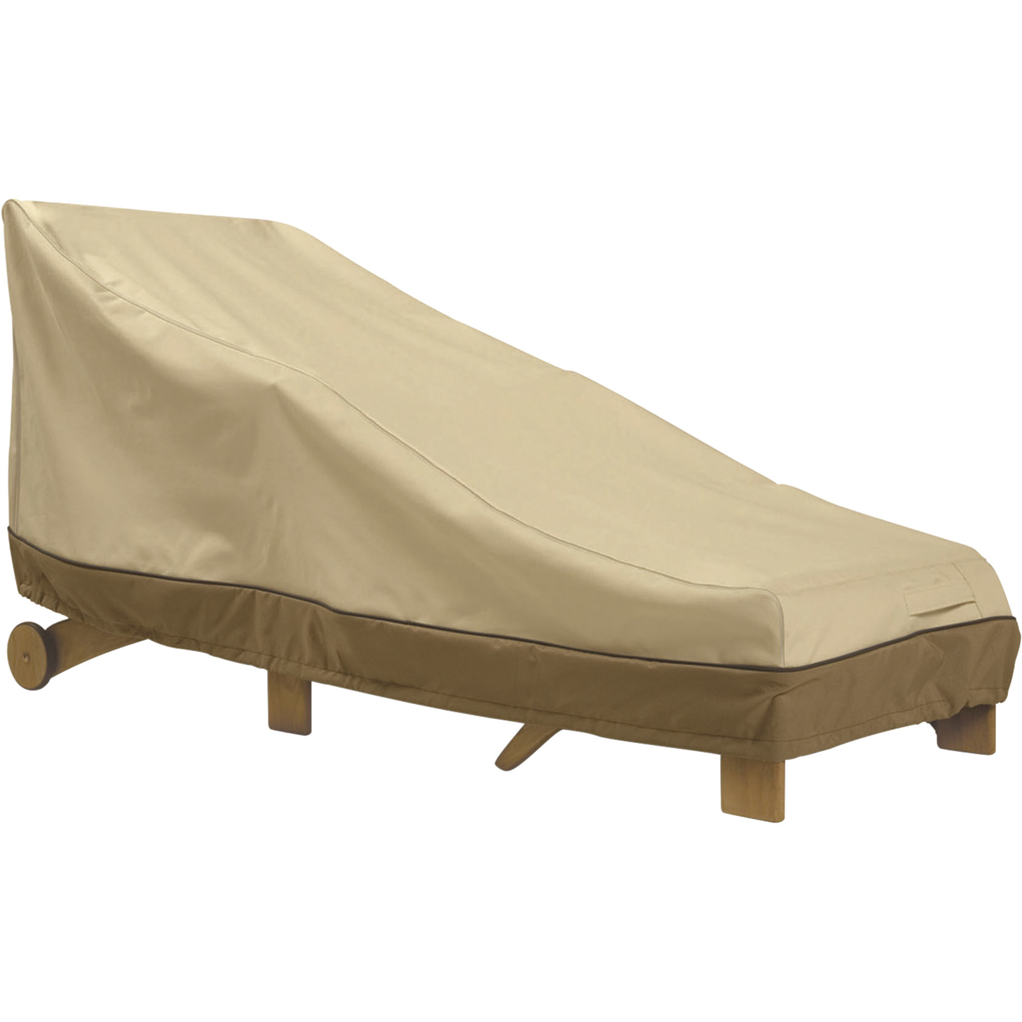 Classic Accessories Veranda Patio Chaise Cover, Pebble, 66in.L x 28in.W x 27 1/2in.H, Model# 78952